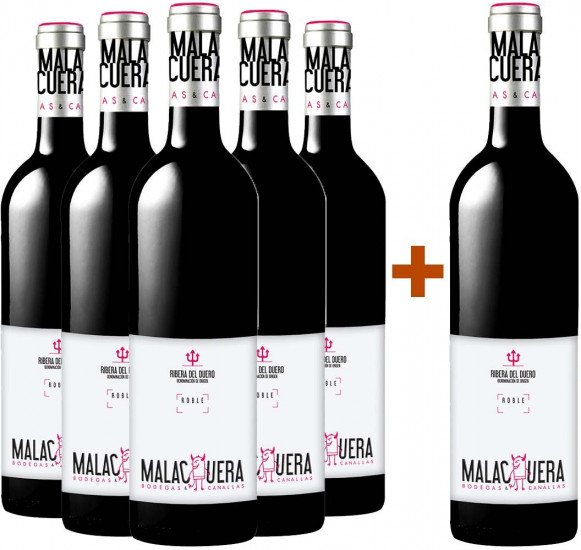 5+1 Paket Roble Ribera del Duero DO - Bodegas Malacuera