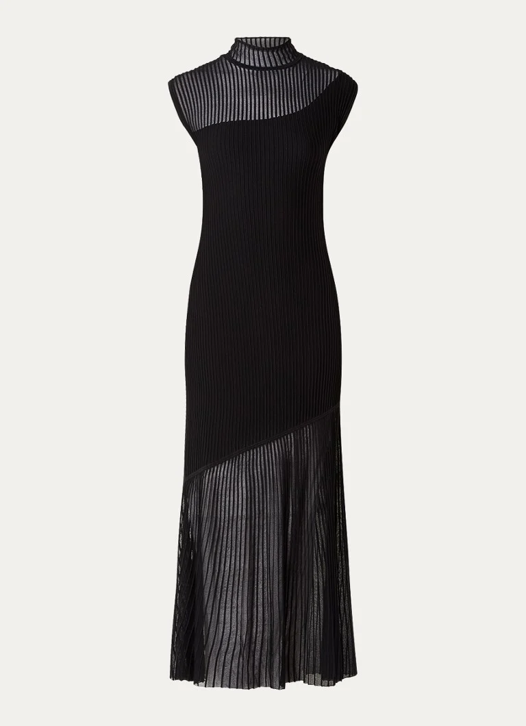 HUGO BOSS Sarreno semi-transparent maxi dress