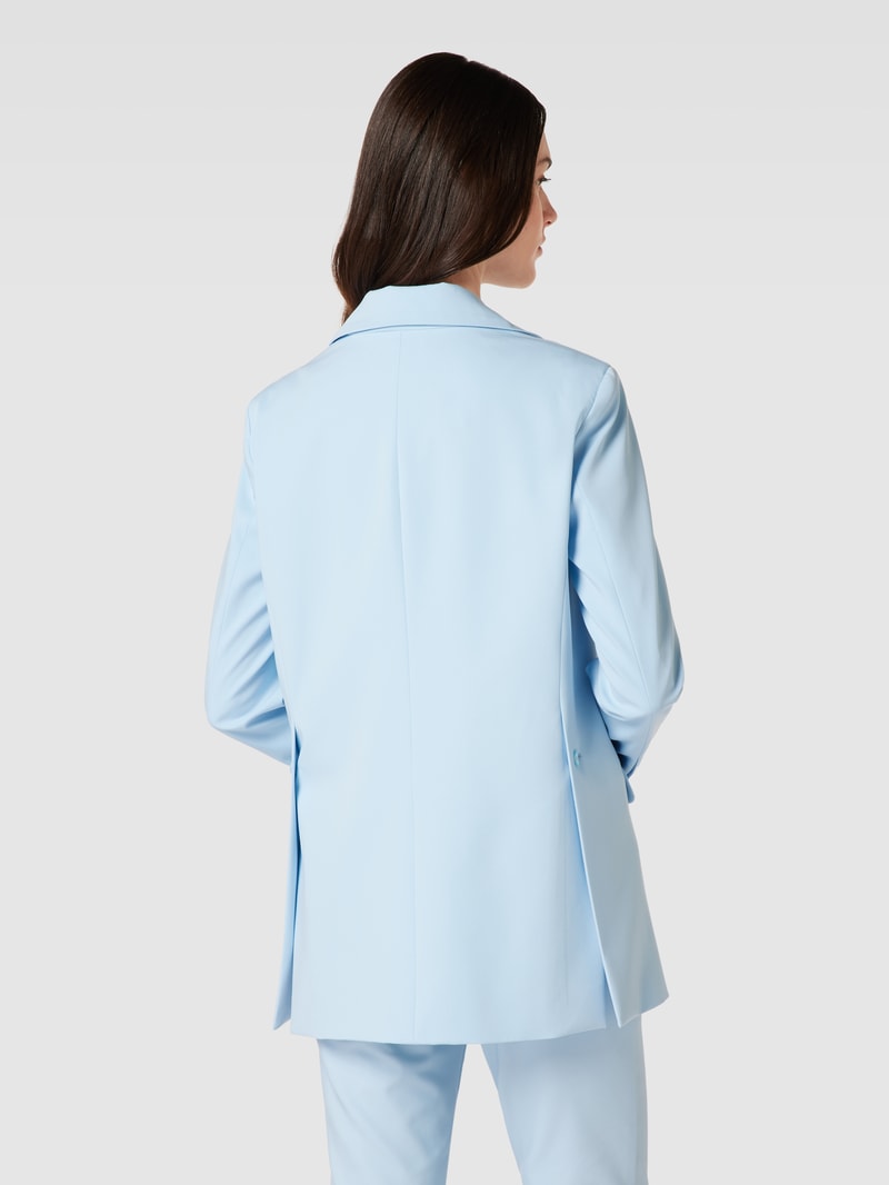Blazer mit Pattentaschen Modell 'Windy' in hellblau
