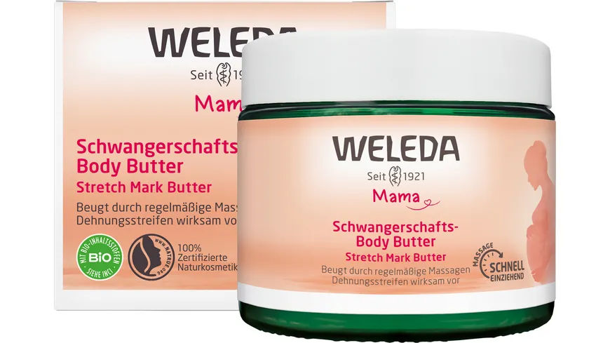 WELEDA MAMA Schwangerschafts-Body Butter 150 ml