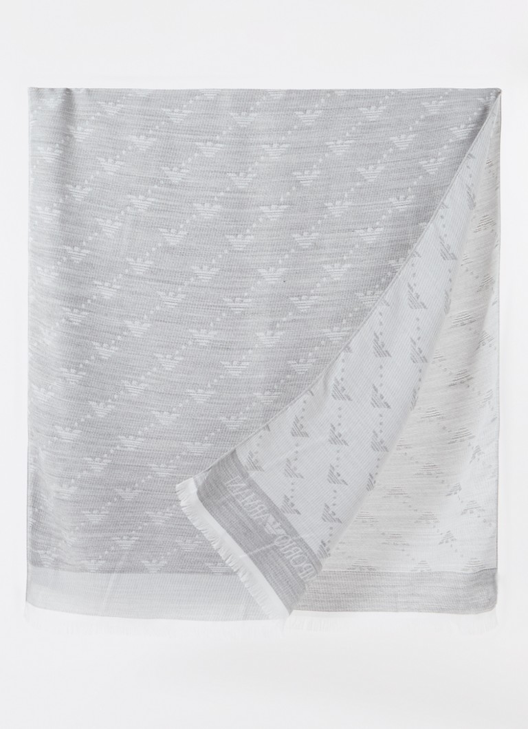 Emporio Armani Scarf with jacquard logo print 190 x 80 cm