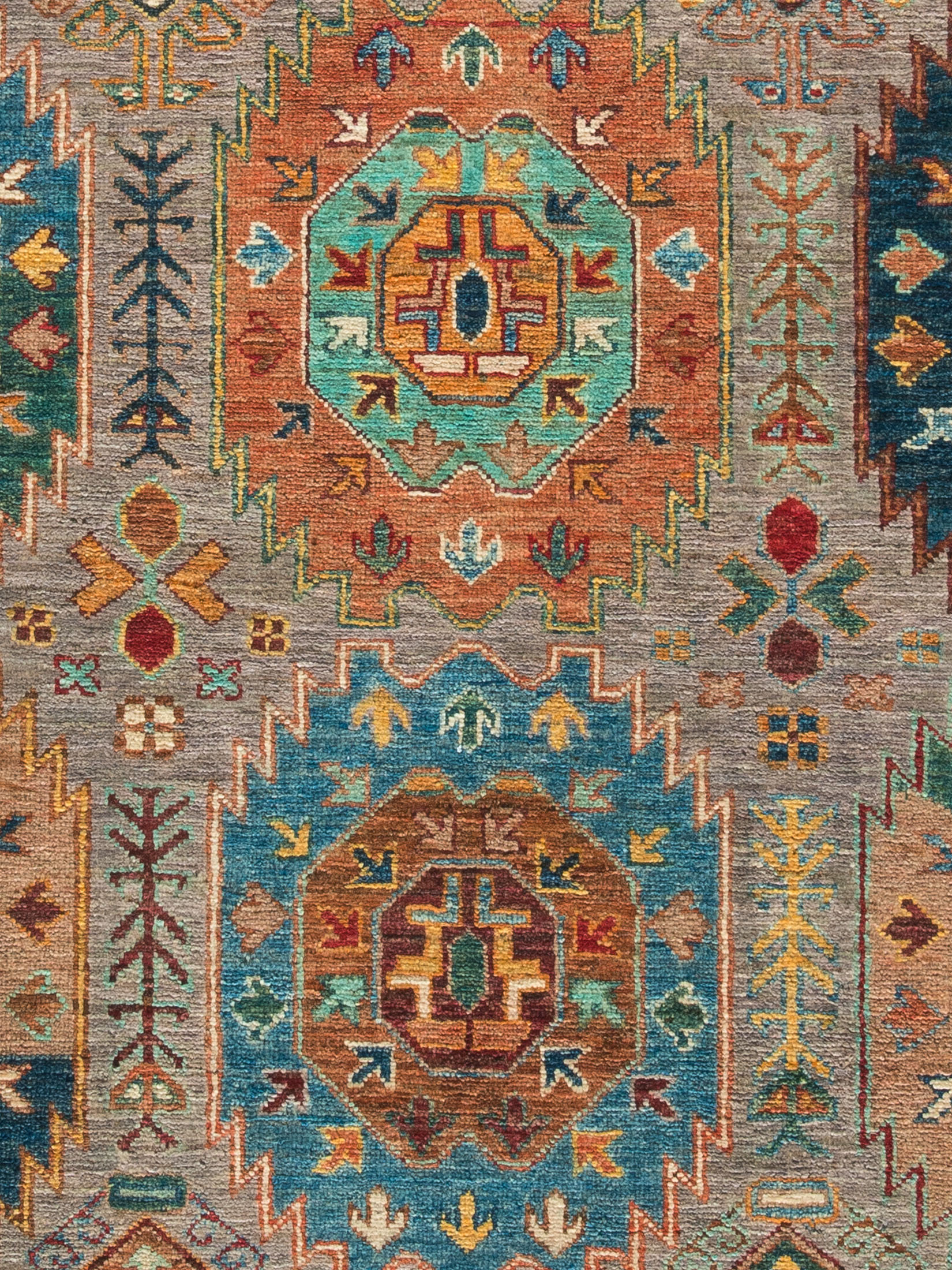 Kazak Ghazni ca. 171 x 236 cm, Unikat / Einzelstück