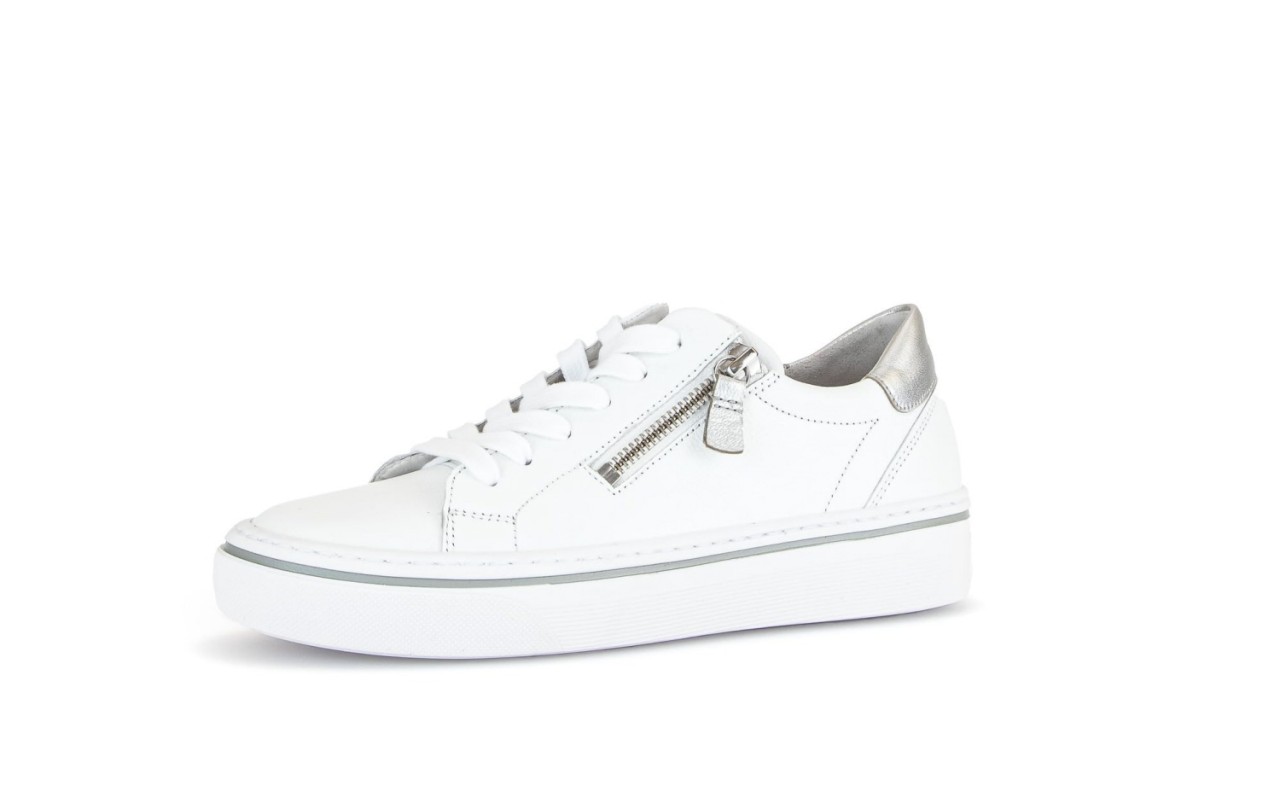 GABOR Freizeit Schnürer weiss Gabor Fashion Sneaker low 43.264.21 weiß