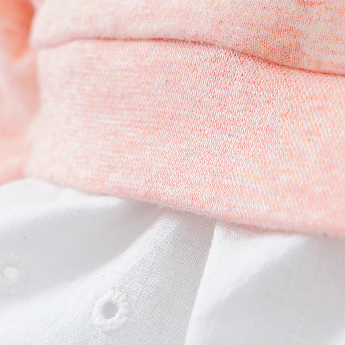 Baby Sweatshirt mit Spitzenvolant