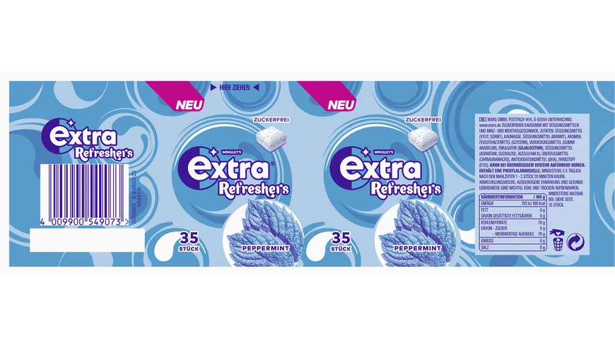 Wrigley's Extra® Refreshers Dose Peppermint