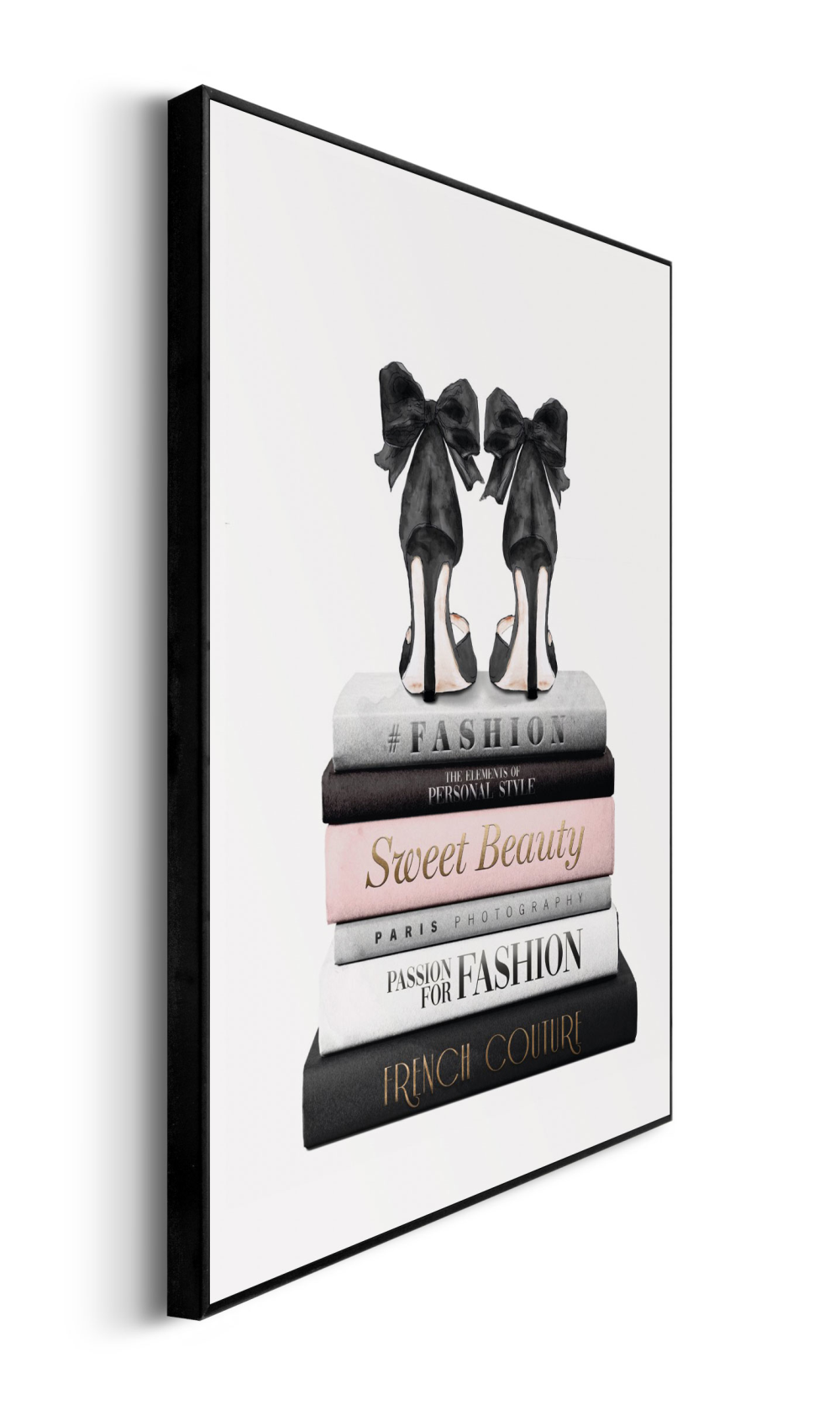 Rahmenbild Fashion Bücher