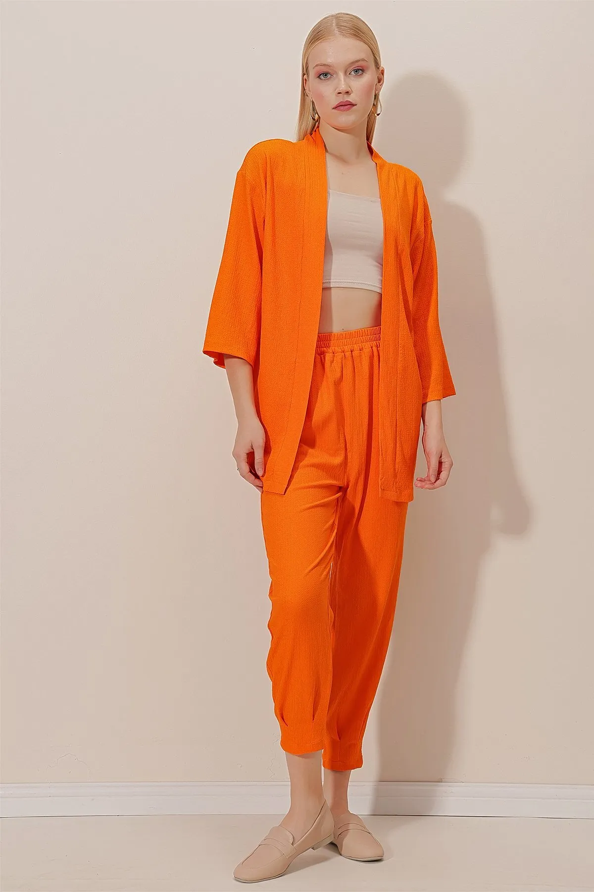 HAKKE  Bürümcük Cardigan-Hosen-SET