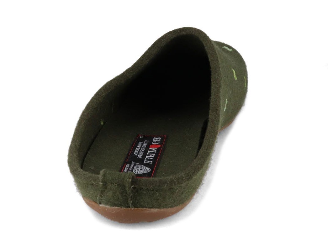 HAFLINGER Hausschuhe khaki