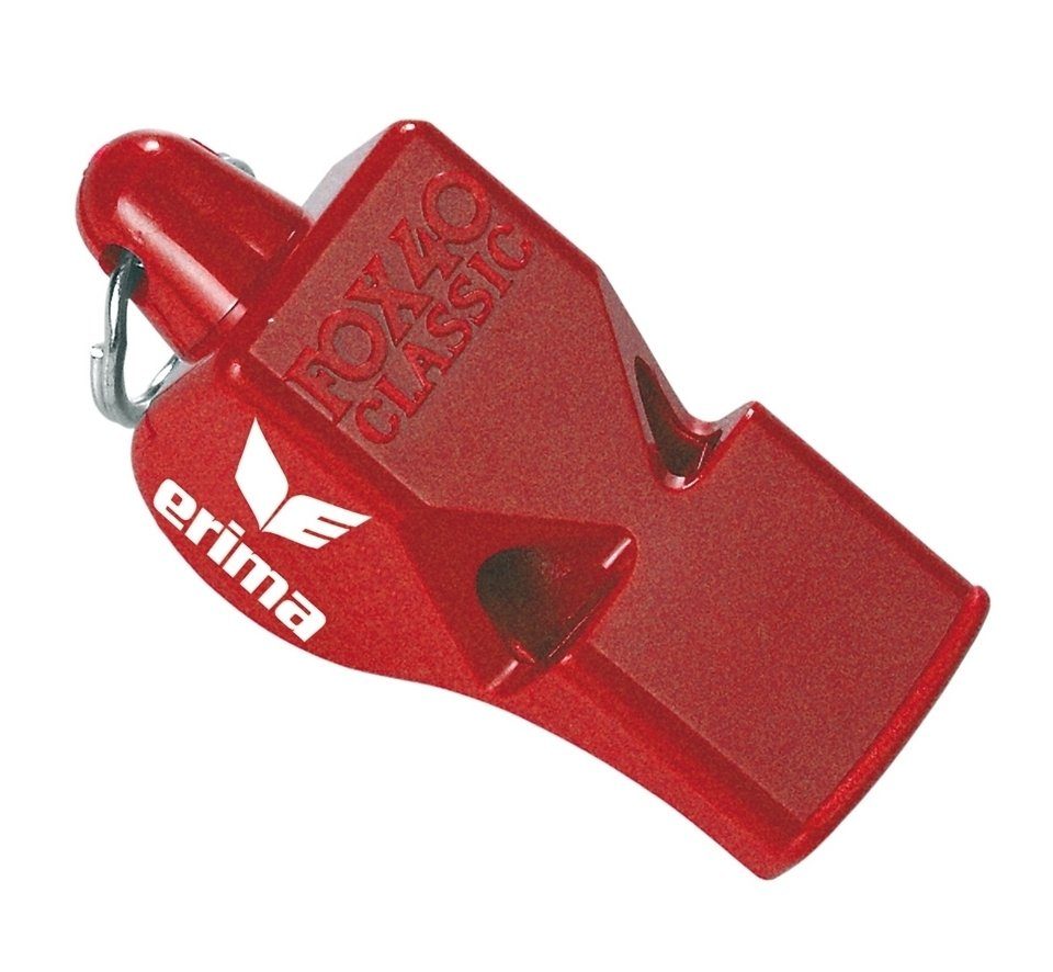 Erima Handpfeife Whistle Fox 40 Classic red