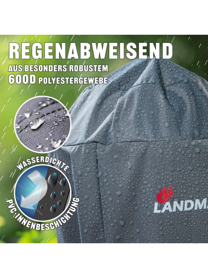 Landmann Wetterschutzhaube Premium - 90x70x70 cm - grau günstig kaufen onesize