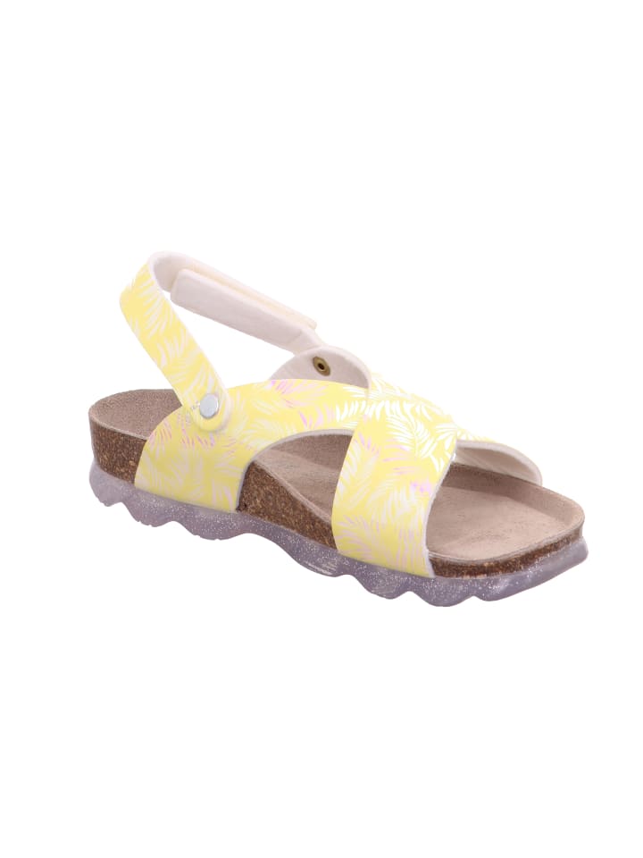 superfit Tieffußbett Sandale JELLIES in Gelb/Silber günstig kaufen