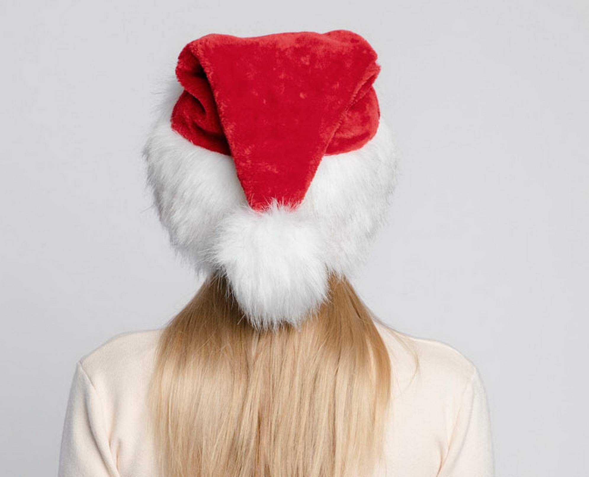 Aatrx Schlapphut Luxuriöse, verdickte Weihnachtsmütze aus Kunstfell (1-St)