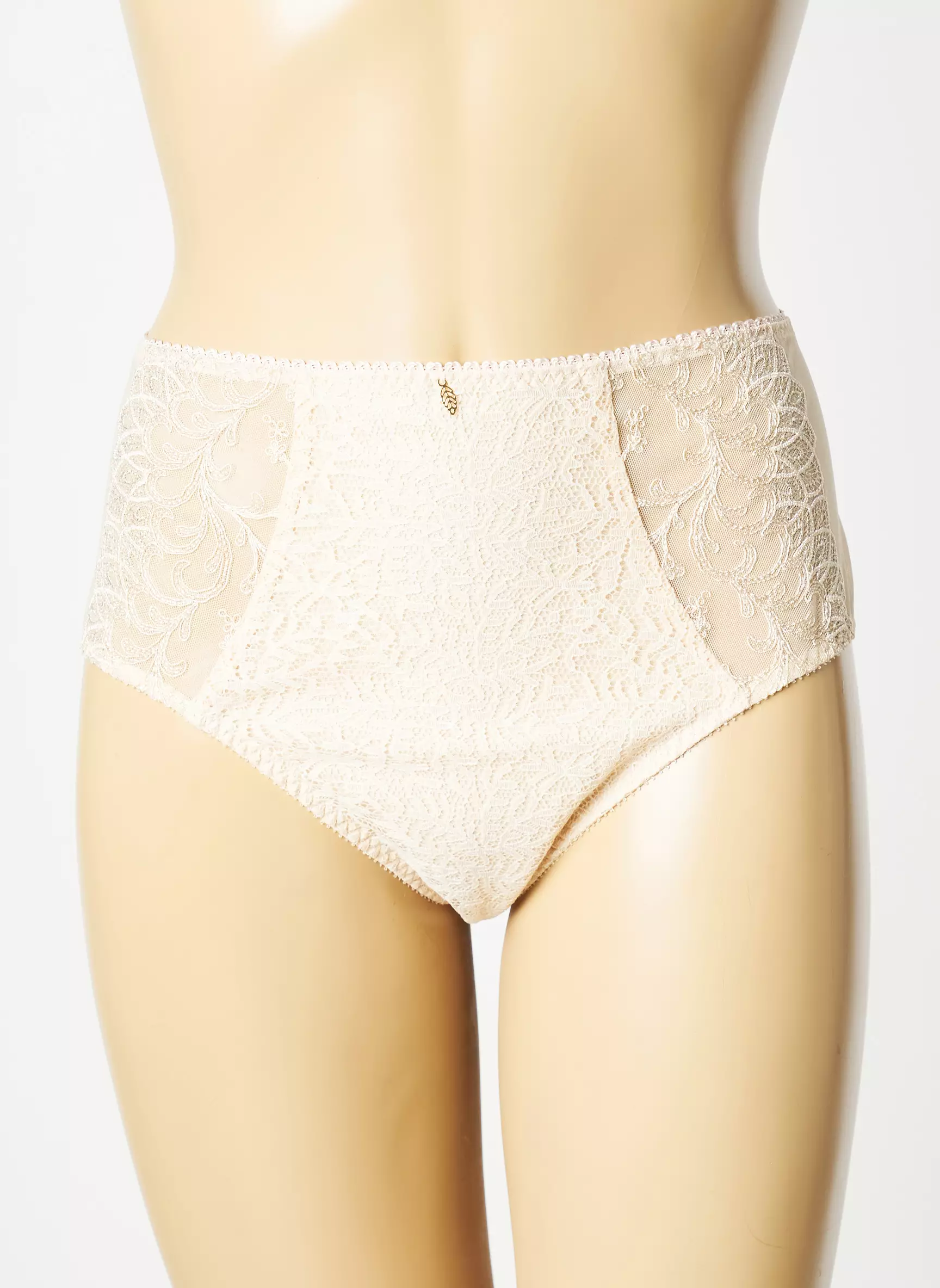 Empreinte Culottes Hautes Femme couleur beige