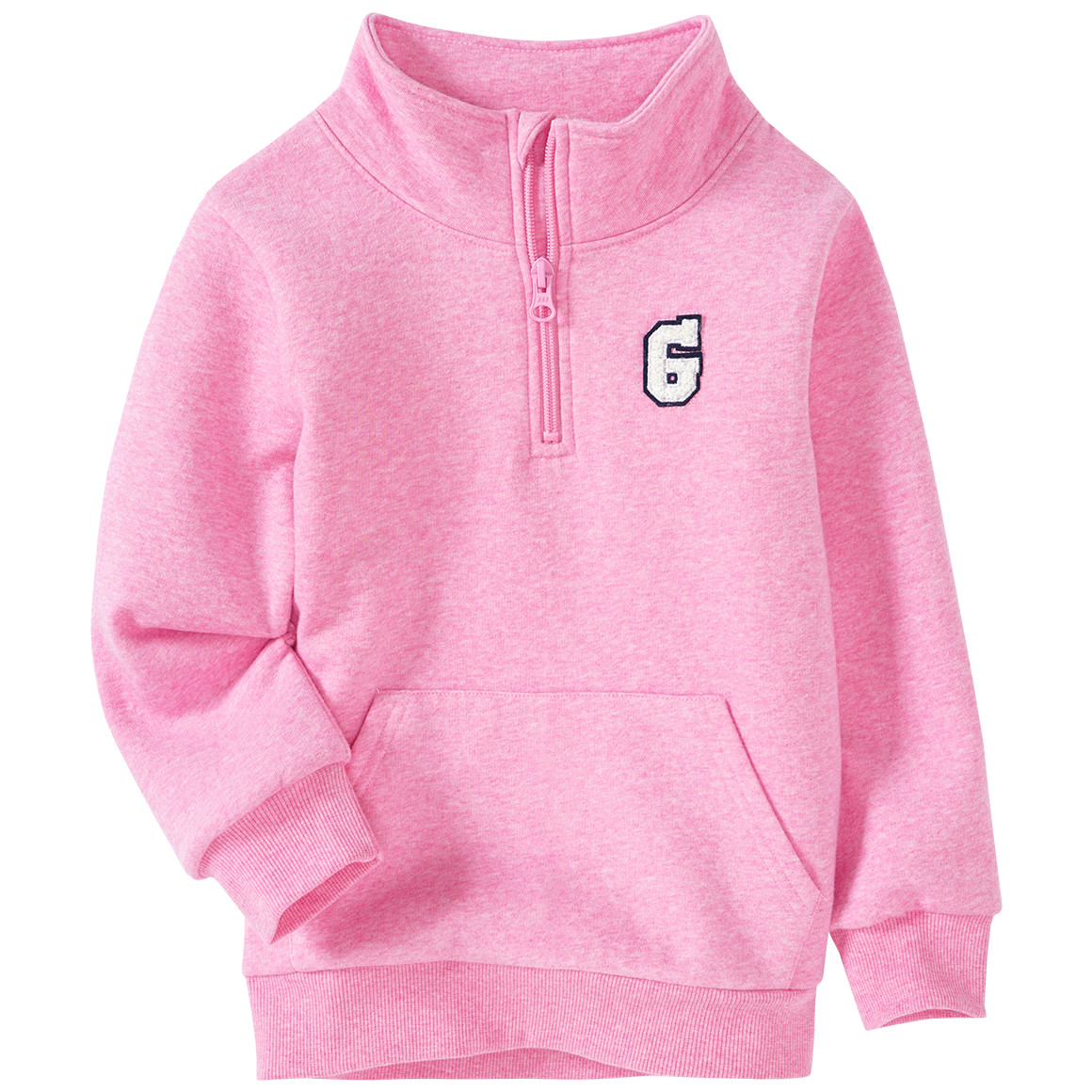 Mädchen Sweatshirt mit Stehkragen