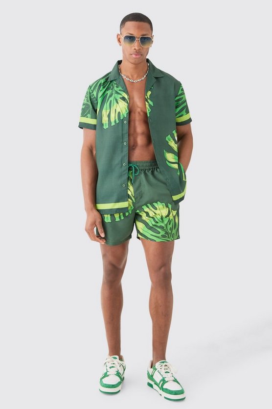 Set aus Hemd & Badehose