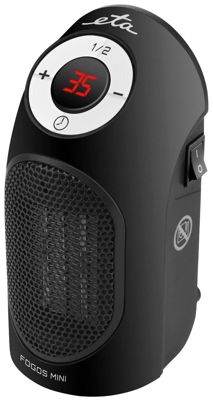 eta Keramikheizlüfter Fogos Mini, 400 W, BxTxH: 8x11,4x17 cm
