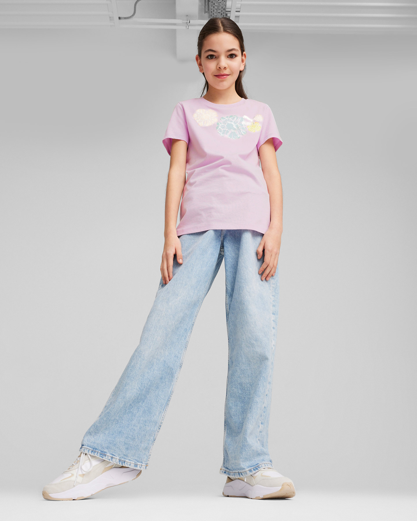 Koszulka Puma Girl Graphic Jr 624443-60