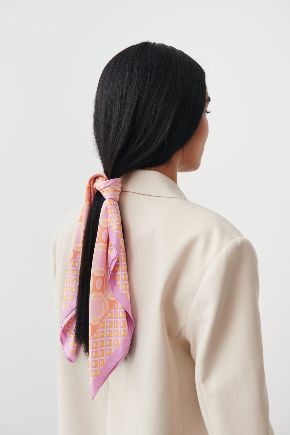 Satin scarf