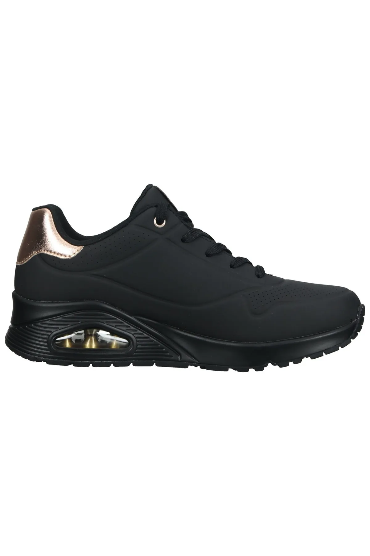 SKECHERS  Sneaker - Schwarz - Flacher Absatz