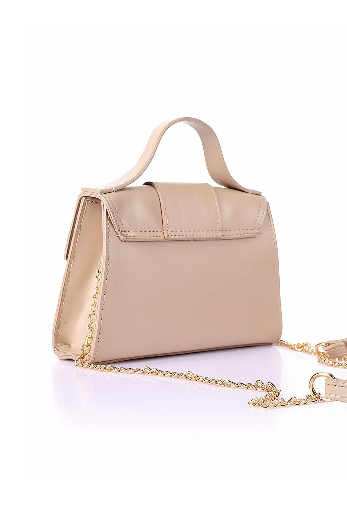 Getcho  Martina Damen-Handtasche und Umhängetasche mit Kettenriemen
