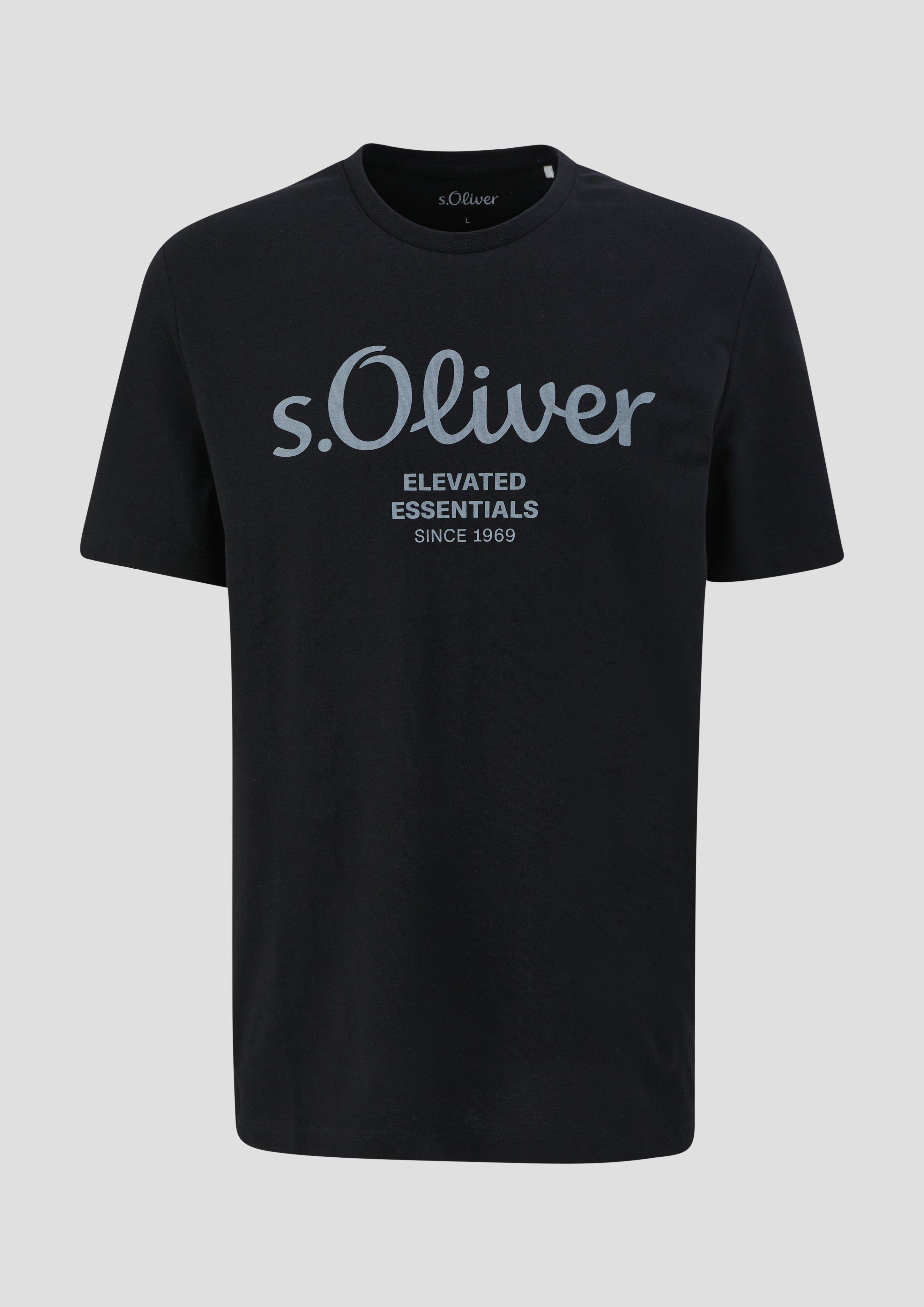 T-Shirt mit Label-Print  2139909-99D1