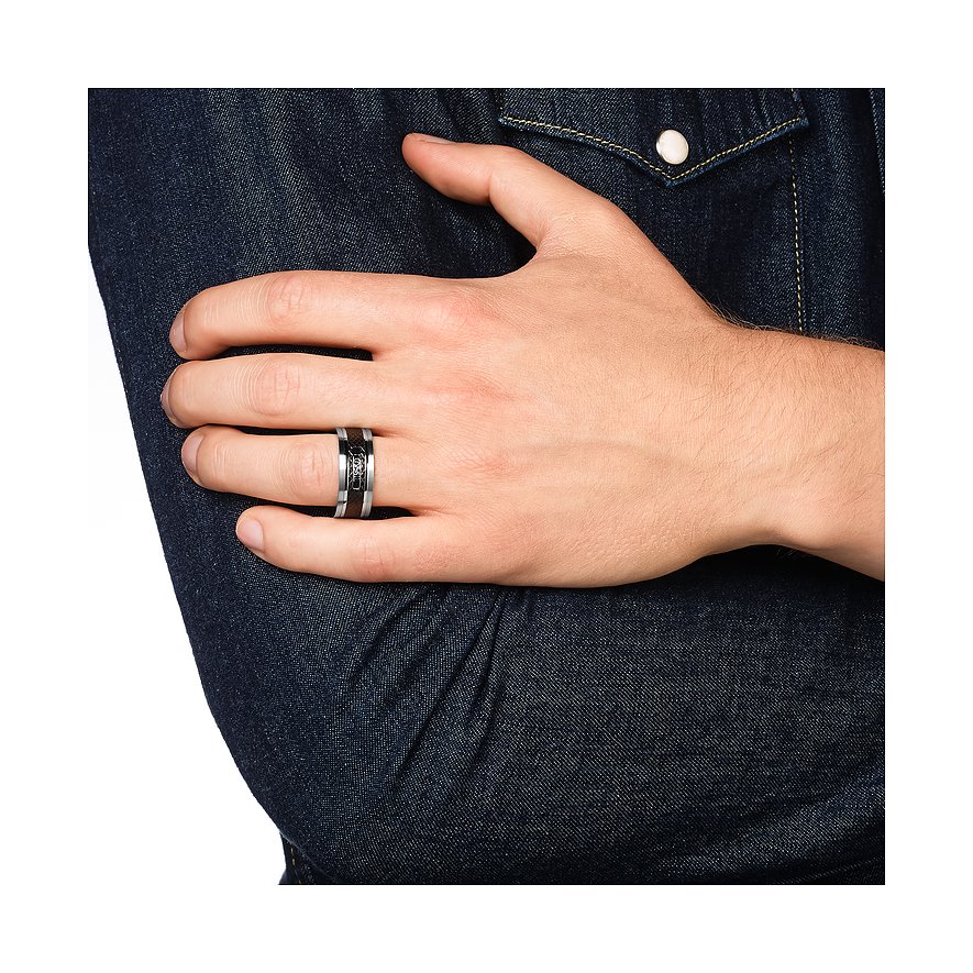Fossil Herrenring