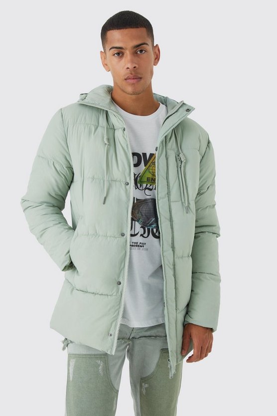 Mittellange Steppjacke