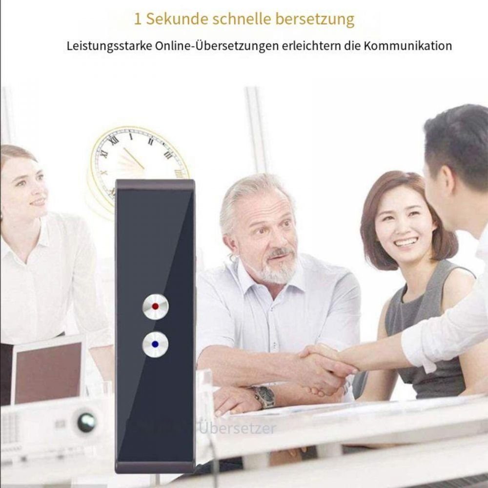 Devenirriche Sprachcomputer Sprachübersetzer-Gerät,tragbarer Zwei-Wege-Sprachinterpreter