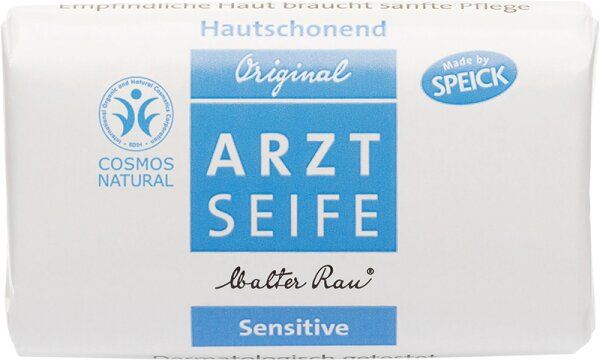 Speick Naturkosmetik Made by Speick Pflanzenöl-Arztseife Sensitive Stückseife