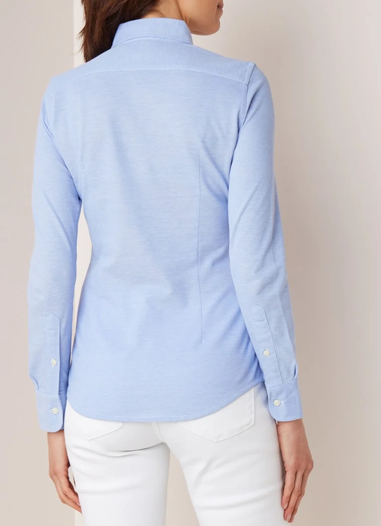 Ralph Lauren Heidi Oxford blouse in piqué cotton