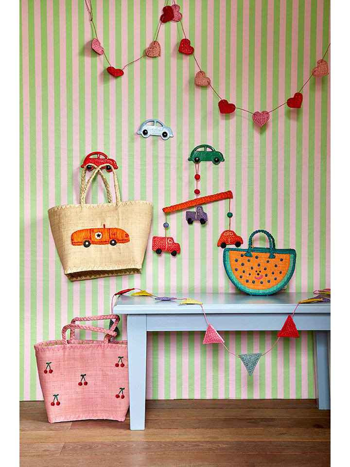 Rice Girlande in Rot/ Pink - (L)180 cm günstig kaufen onesize