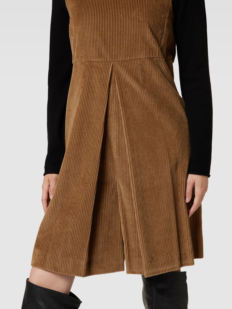 Jumpsuit mit Kellerfalten Modell 'KANSAS' in camel