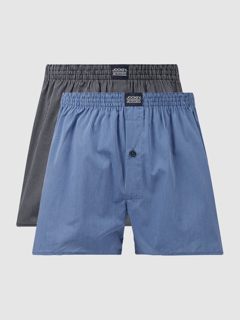 Boxershorts aus Baumwolle im 2er-Pack in blau