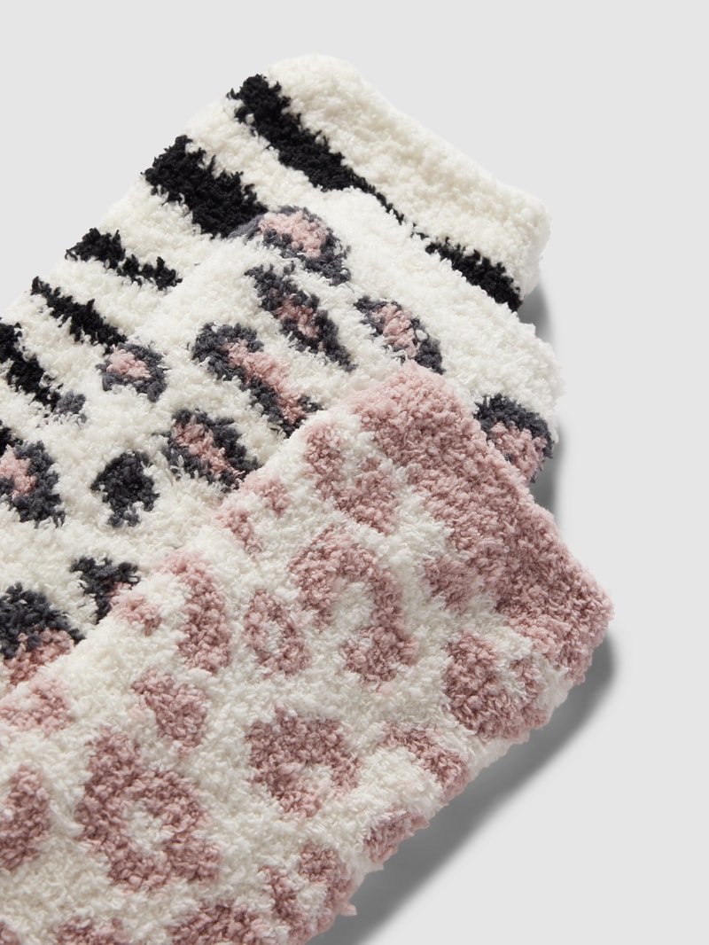 Socken mit Allover-Muster im 3er-Pack in rosé