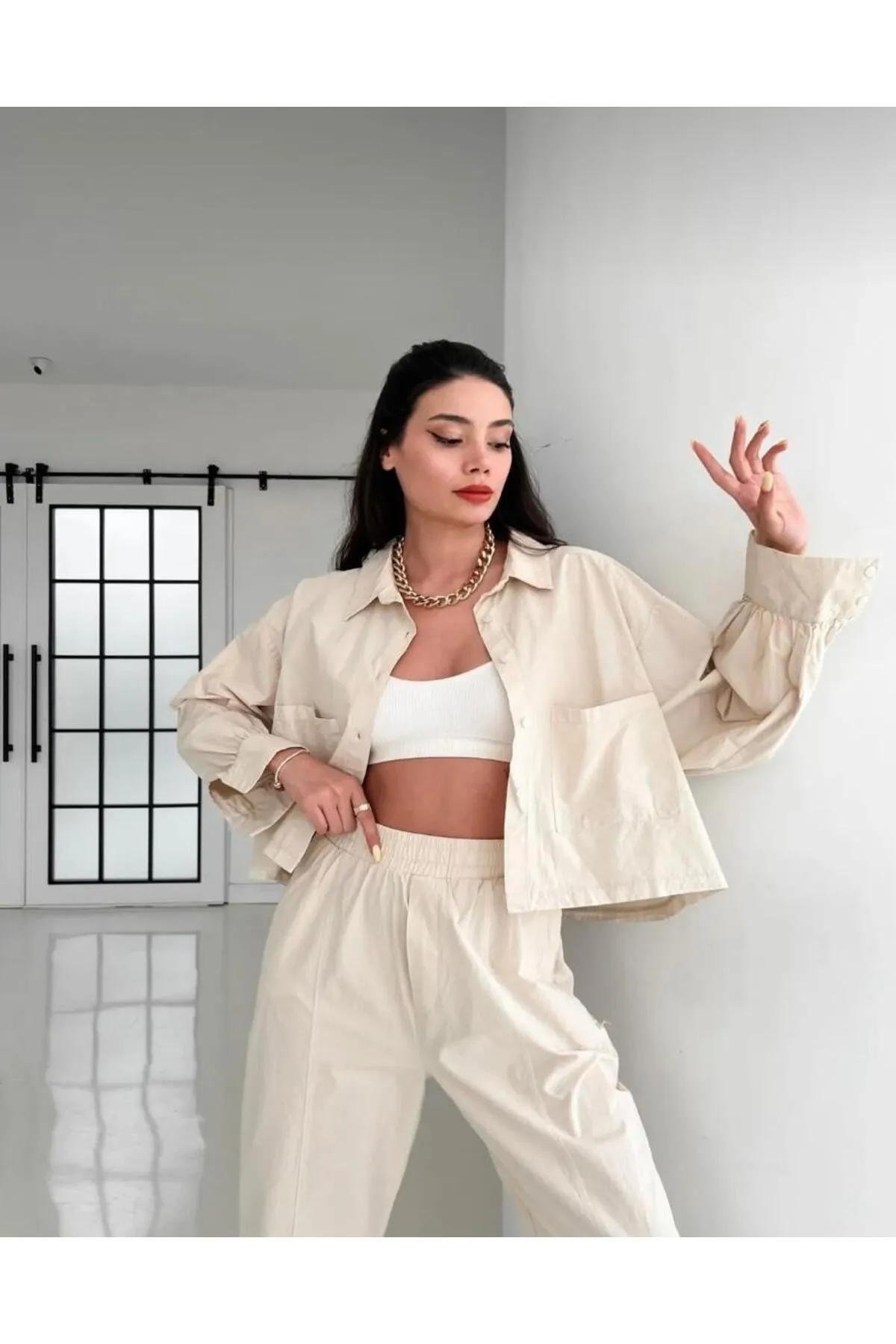 Laluvia  Zweiteiler - Grau - Regular Fit