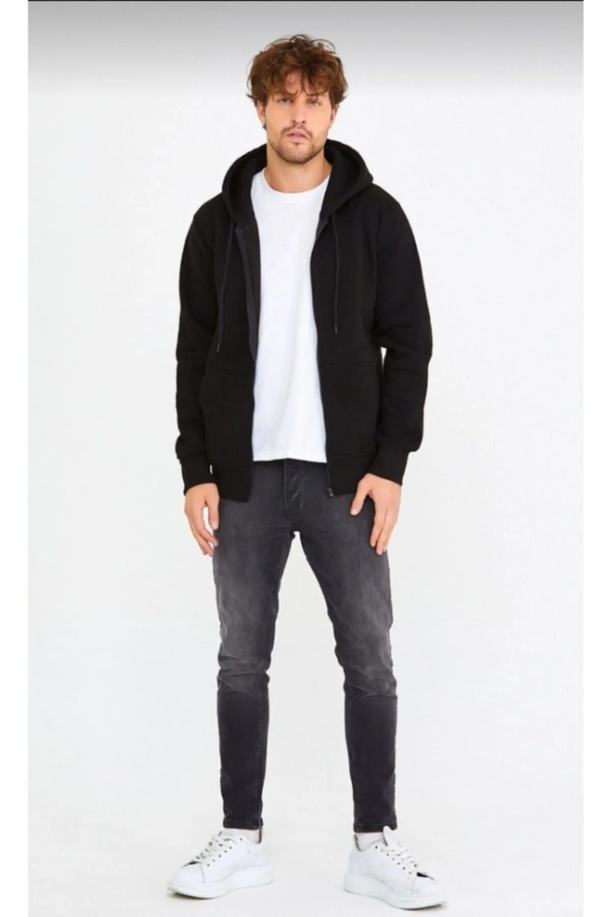adabutik  All-Fashion-Cardigan aus Baumwolle mit Reißverschluss