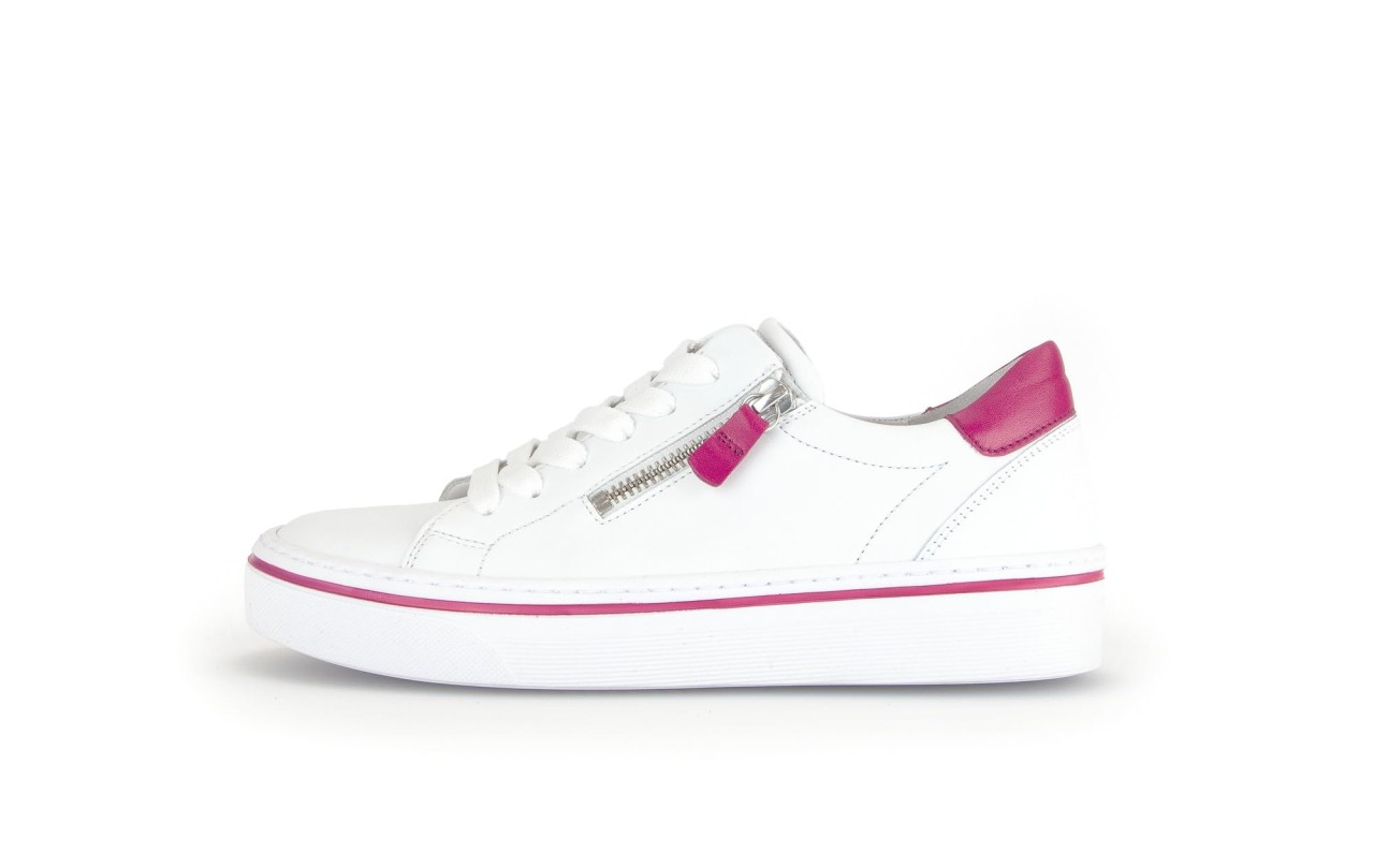 GABOR Freizeit Schnürer weiss Gabor Fashion Sneaker low 43.264.20 weiß