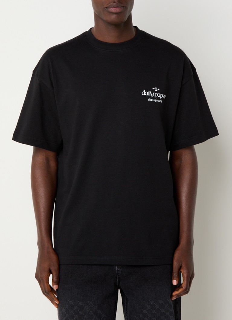 Daily Paper  Overlooked T-shirt met logo- en backprint