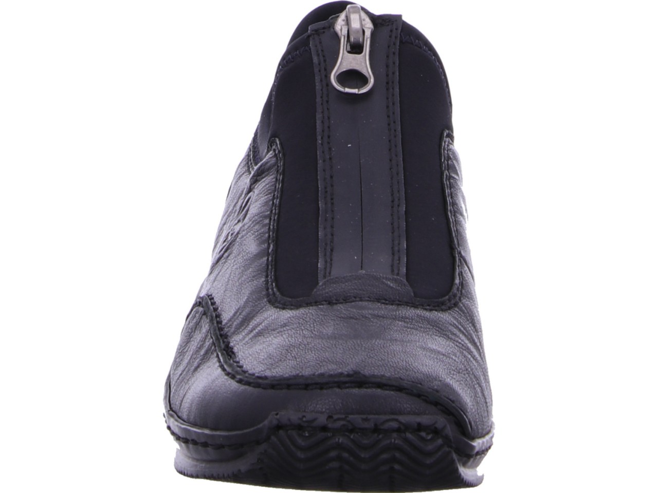 RIEKER Sportliche Slipper schwarz