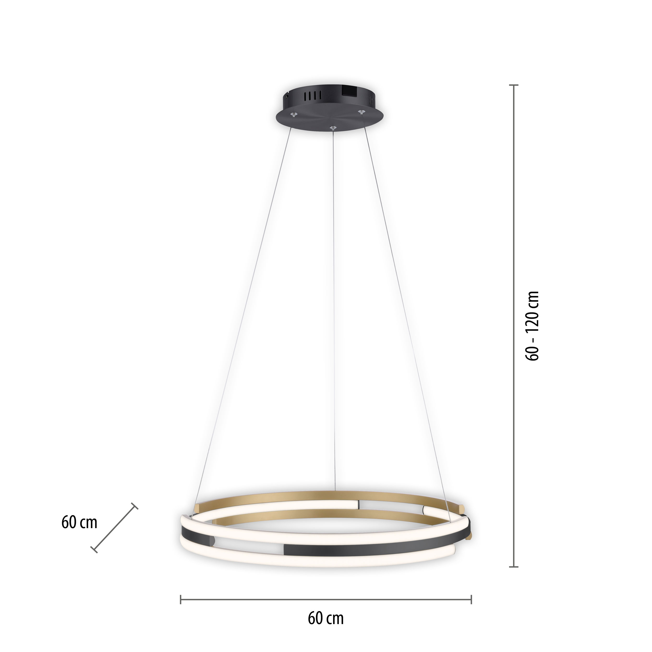 QLED-Pendelleuchte 1flg