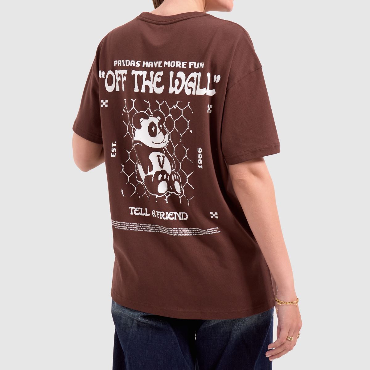 Vans – Brun panda-t-shirt