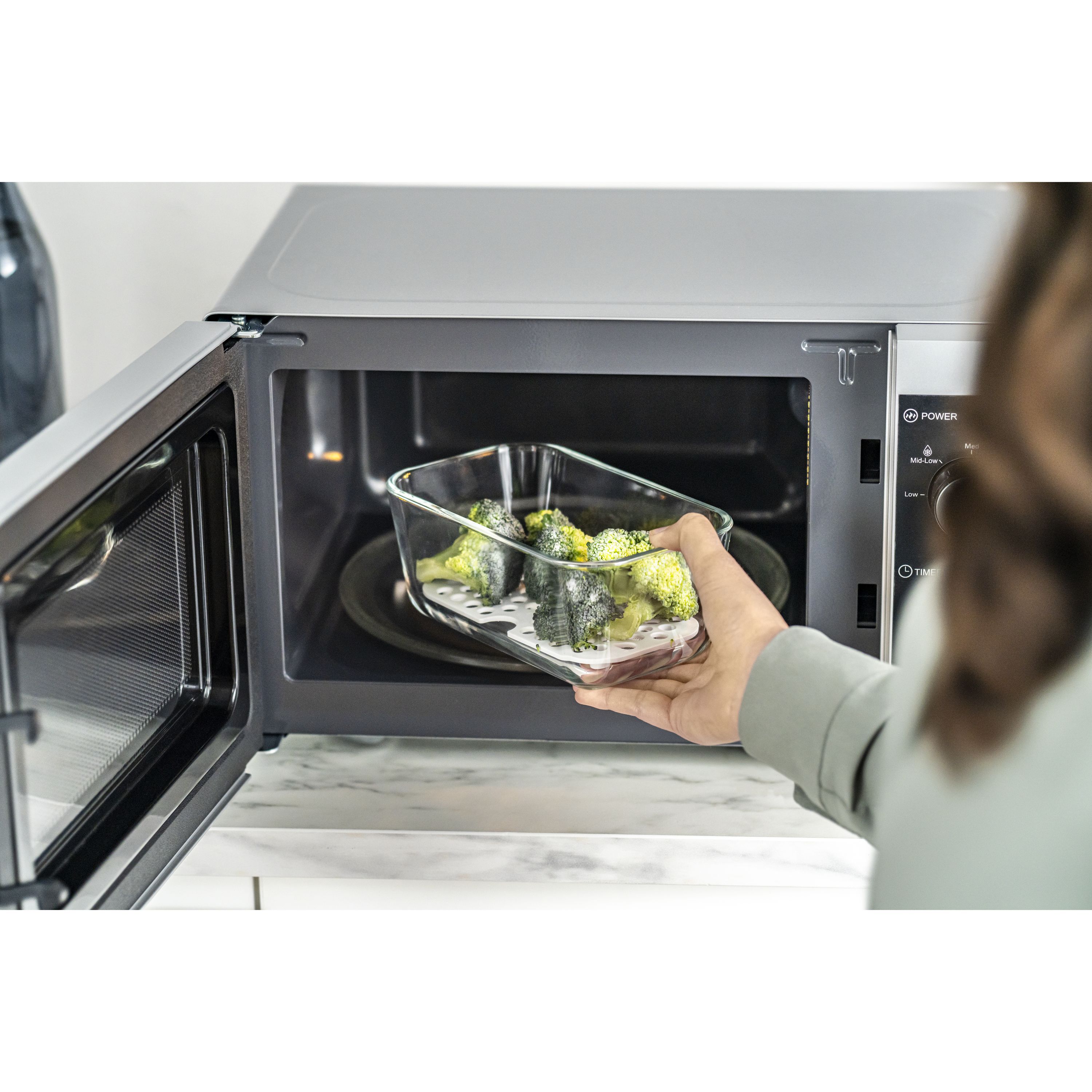 Vakuum Zubehörset Abtropfgitter für Glasboxen, M/L / 2-tlg