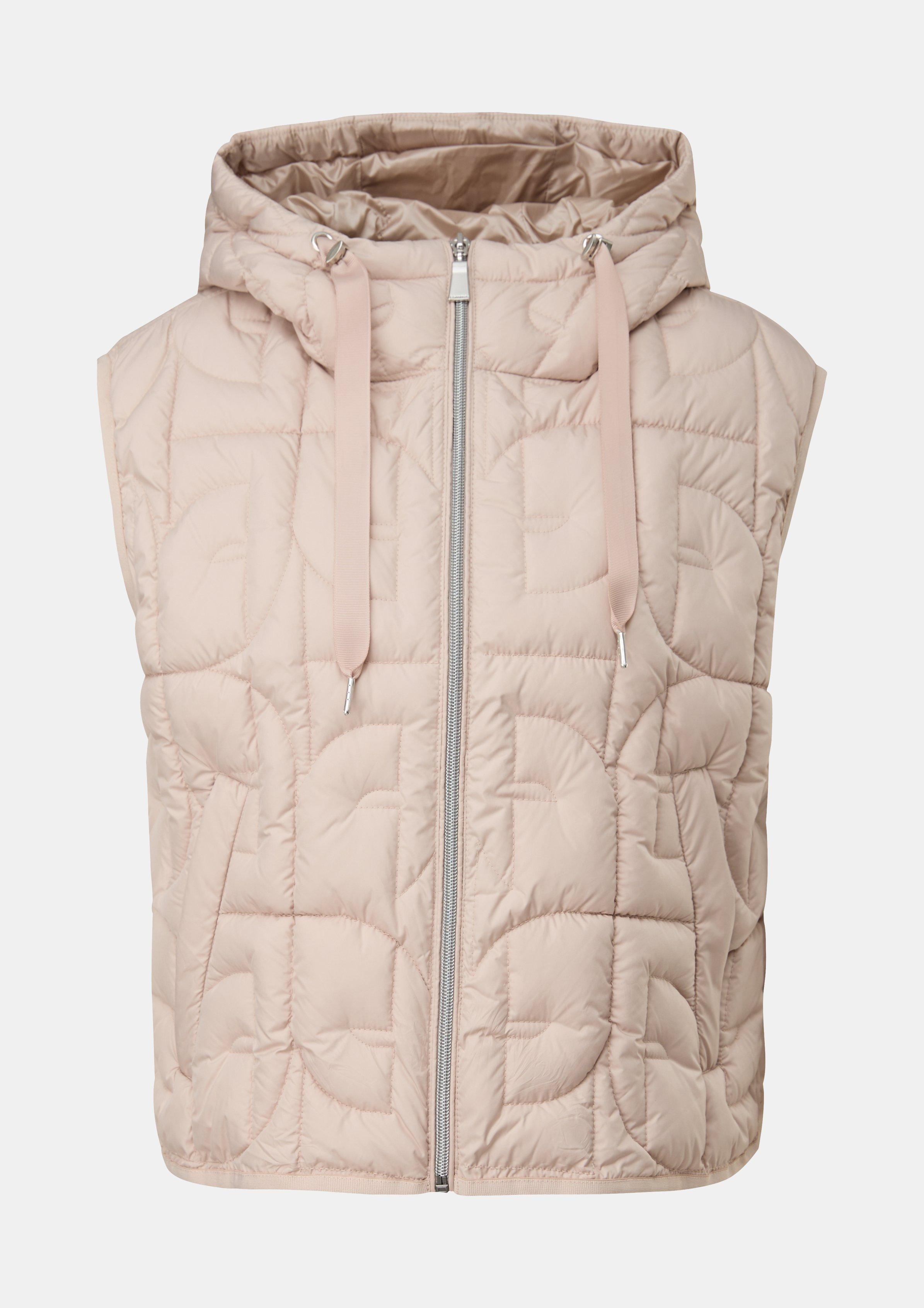 Weste mit seitlichen Druckknöpfen - beige