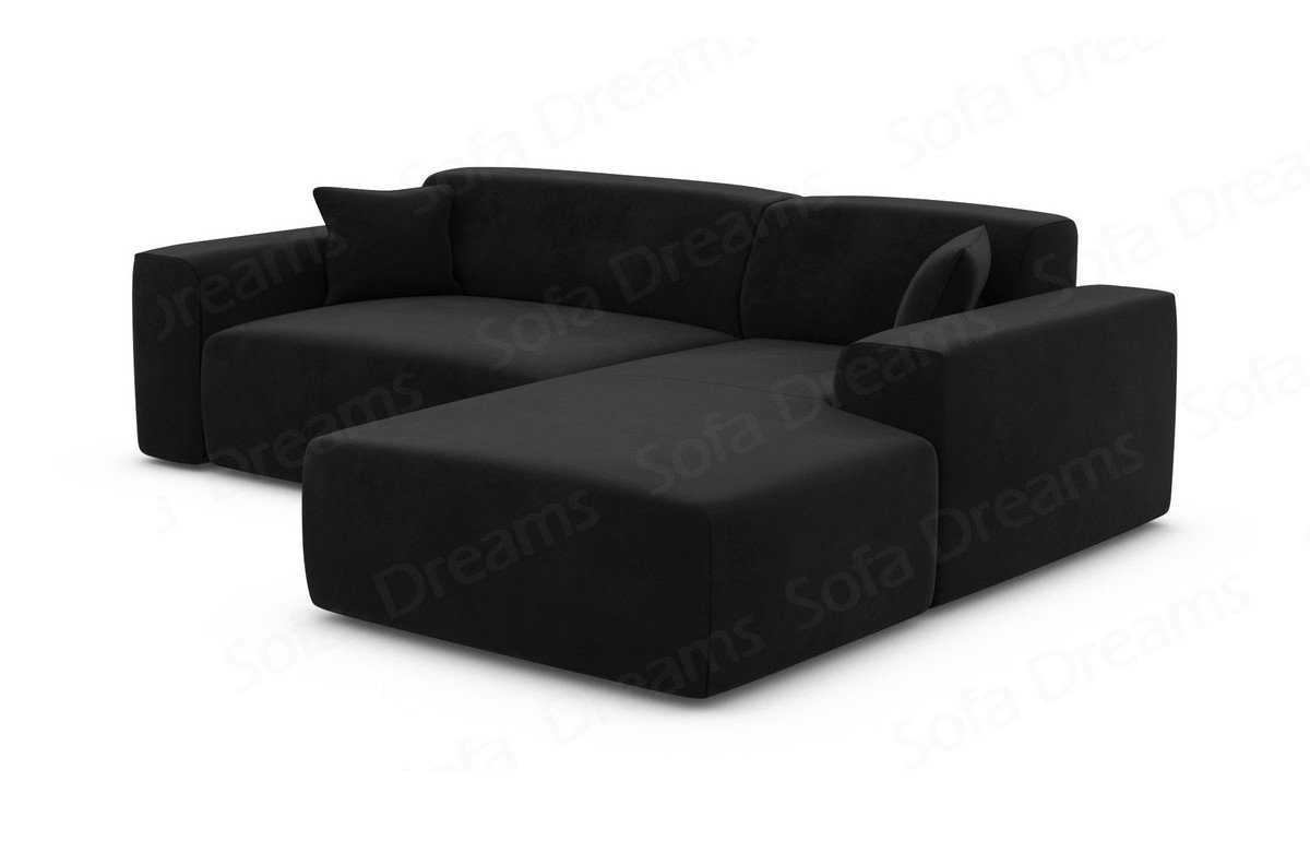 Sofa Dreams Ecksofa Design Samt Stoff Sofa Mallorca L Form kurz Modern Stoffsofa, Loungesofa, Ausrichtung frei wählbar