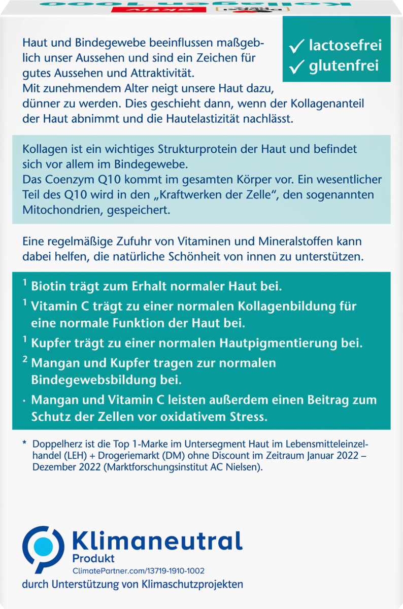 Kollagen 1000, Tabletten 30 St, 40,8 g