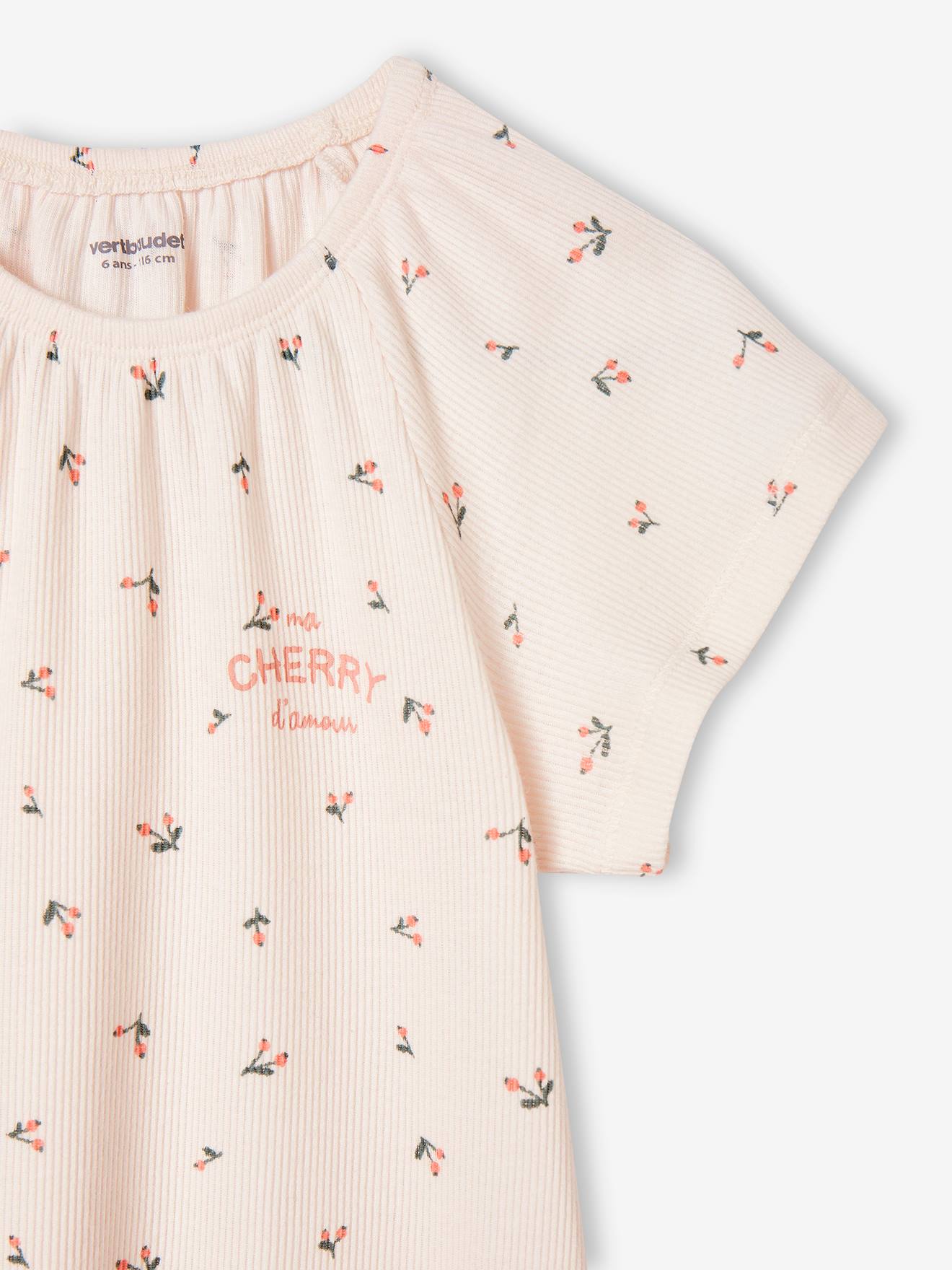 Chemise de nuit en maille côtelée 