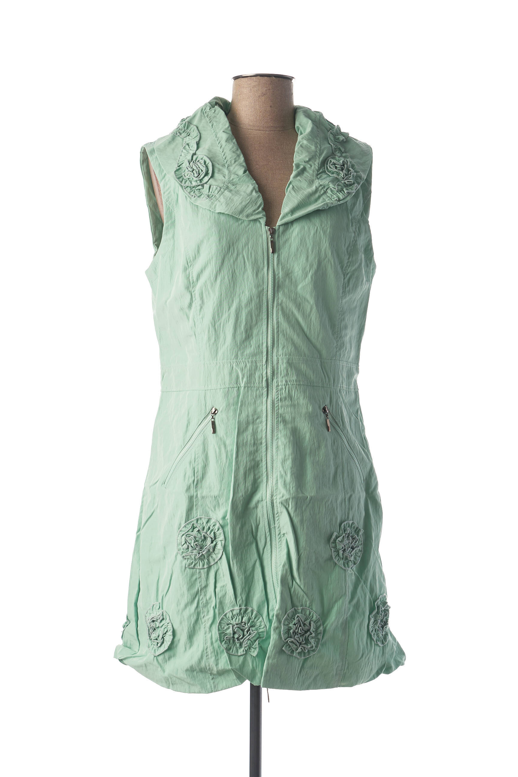 Glamz Tuniquesansmanche Femme couleur vert
