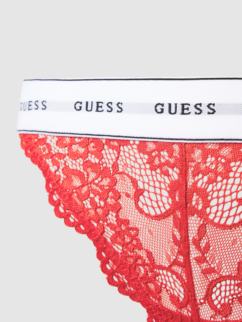 String mit Spitze Modell 'BELLE BRAZILIAN' in rot