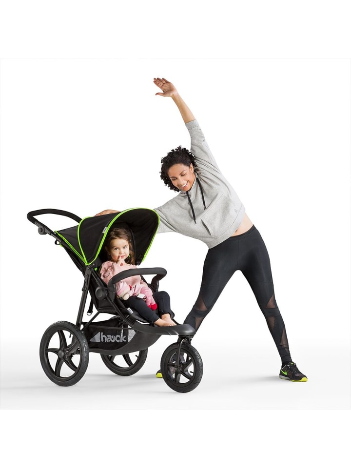 Hauck Sportwagen Runner mit Luftreifen - Black Neon Yellow in schwarz,gruen günstig kaufen onesize
