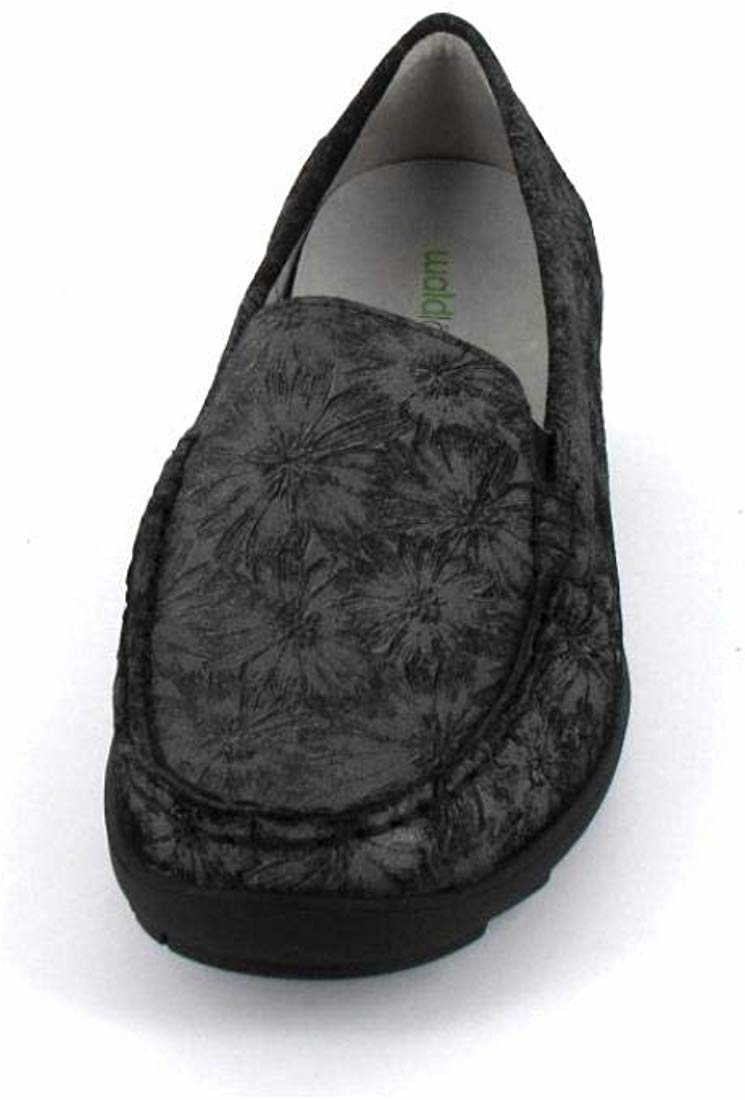 WALDLÄUFER Komfort Slipper schwarz 348502